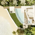 Инфинити-бассейн и спа в ультралюксовой Villa Tropezina с видом на Атлантику