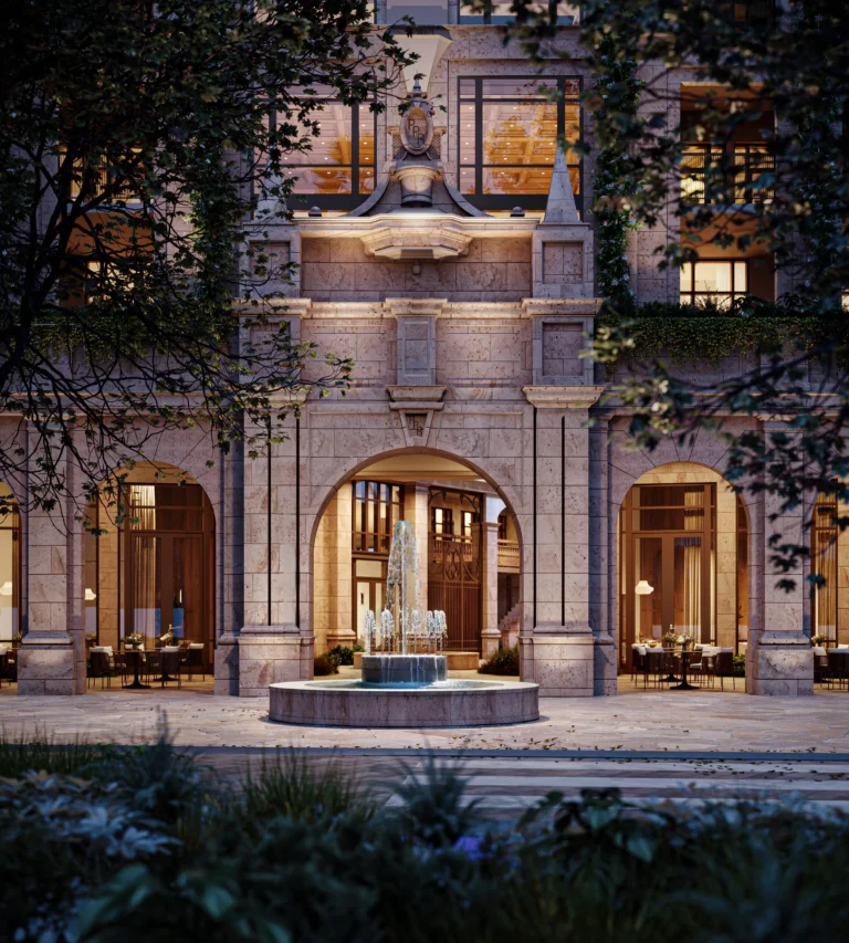 Церемония в Ponce Park Торжественный момент закладки Ponce Park в downtown Coral Gables