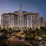 Завершенный рендер Ponce Park, роскошные резиденции в сердце Coral Gables