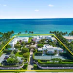 Элитная недвижимость 911 N Ocean Blvd с 250 футами приватного пляжа на Атлантике