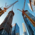 Строительная площадка Central Docks в проекте Liverpool Waters: современная архитектура и waterfront развитие в Ливерпуле