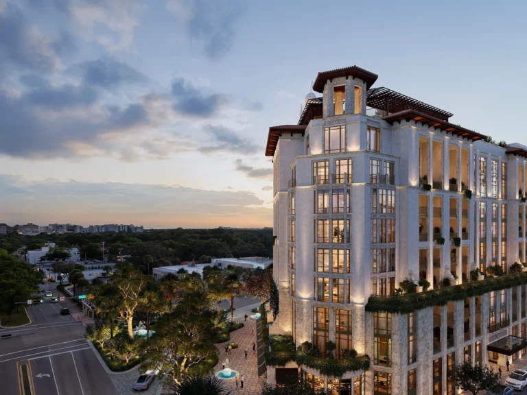 Запуск продаж Ponce Park Residences Запуск продаж резиденций Ponce Park в Coral Gables, элитная недвижимость от 1900 до 6500 кв футов с итальянскими кухнями