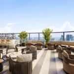 Роскошные интерьеры итальянского ресторана Seia и клуба в башне 830 Brickell с панорамой финансового Майами