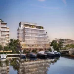 Начало вертикального строительства офисного комплекса One Kane на набережной Bay Harbor Islands, Майами