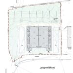 Расположение участка Leopold Road рядом с парком и школами в Блэкберне