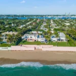 Элитная недвижимость 911 N Ocean Blvd с 250 футами приватного пляжа Атлантики