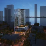 Интерьер просторного апартамента в жилой башне 2900 Terrace Edgewater Майами