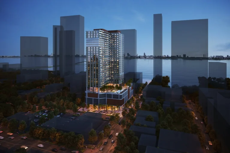 Визуализация апартаментов 2900 Terrace Интерьер просторного апартамента в жилой башне 2900 Terrace Edgewater Майами