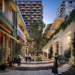 Дизайнерский интерьер апартаментов Midtown Park Residences Майами