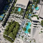Уютная спальня в элитном комплексе Midtown Park связывающем Wynwood и Design District