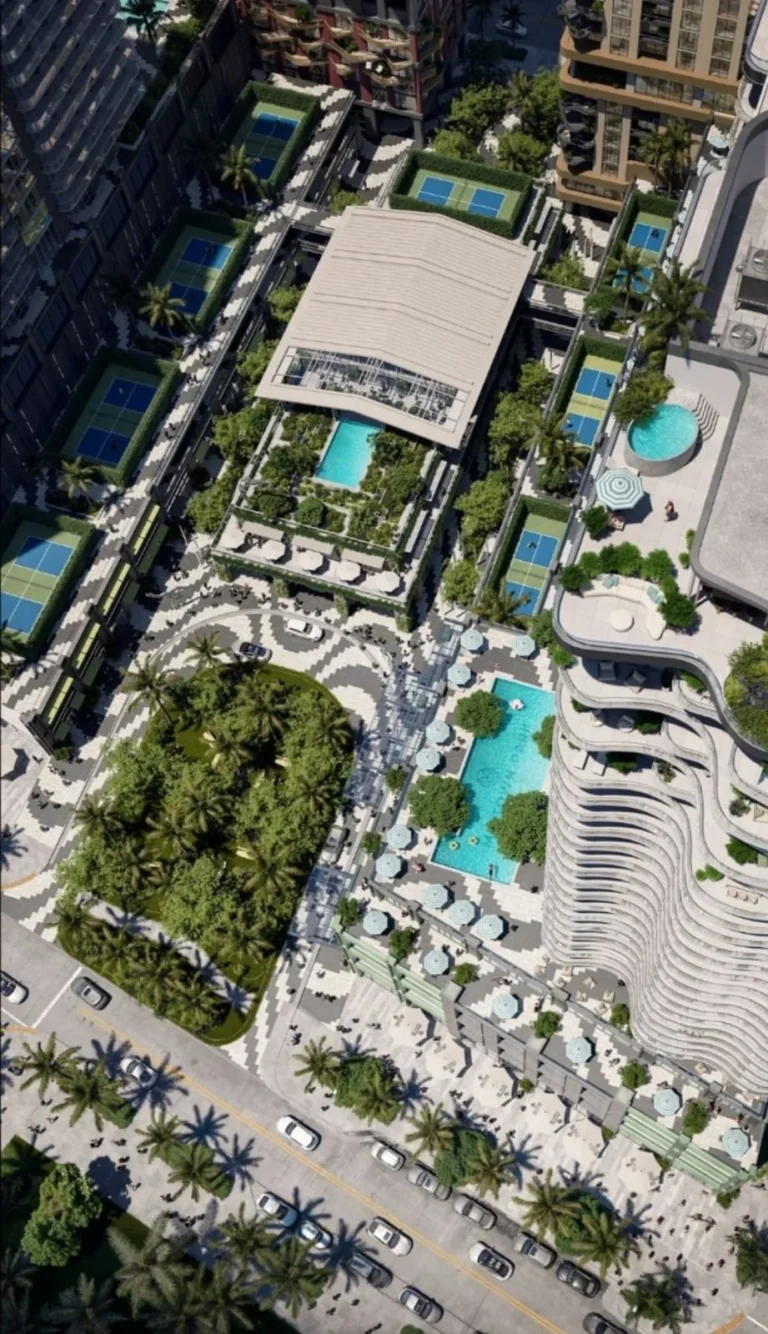 Спальня с видом на Design District Уютная спальня в элитном комплексе Midtown Park связывающем Wynwood и Design District