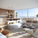 Тропический pool deck и фитнес-центр в Midtown Park Residences Майами