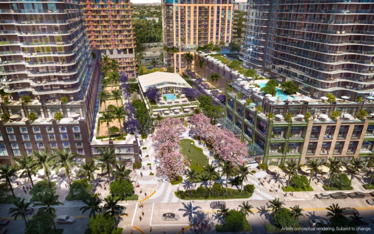 Пентхаус Midtown Park с roof-top садом Эксклюзивный пентхаус в Midtown Park Residences с приватным roof-top садом и бассейном в Майами