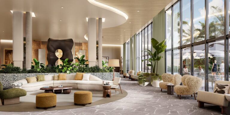 Элитный интерьер от Meyer Davis Роскошный интерьер апартамента Proper в Midtown Park Майами Design District