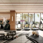 Дизайнерская кухня в жилой башне Midtown Park Residences по адресу 3055 N Miami Ave