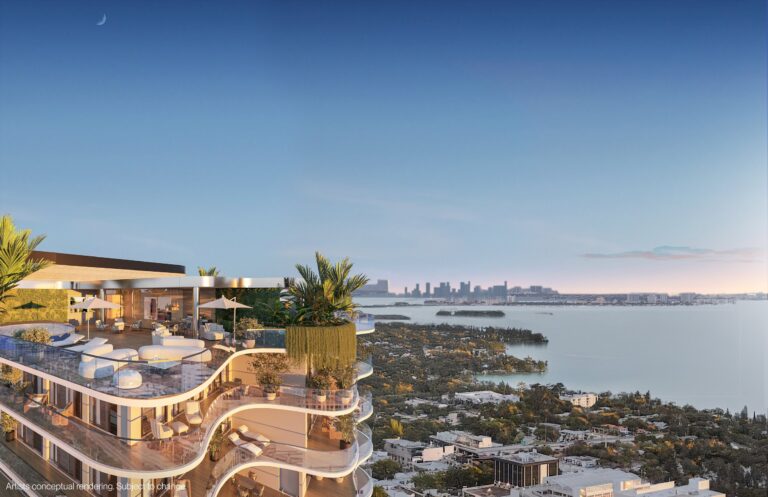 Люкс апартаменты Midtown Park Элитные апартаменты в Midtown Park Residences Miami с интерьерами Meyer Davis