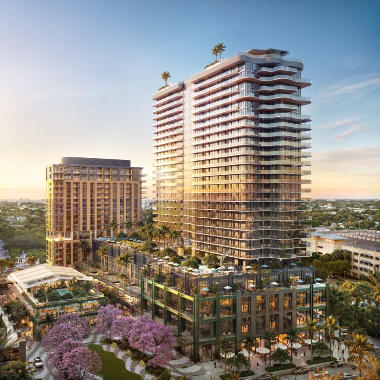 Фитнес-центр и огород Midtown Park Фитнес, йога и коммунальный огород в Midtown Park Residences Proper Майами
